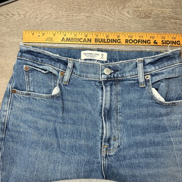 Abercrombie & Fitch Blue Flare Jeans - Picture 9 of 12